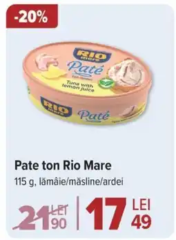 Carrefour Pate ton Rio Mare Ofertă