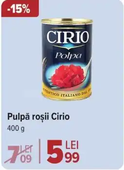 Carrefour Pulpă roşii Cirio Ofertă