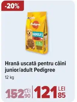 Carrefour Hrană uscată pentru câini junior/adult Pedigree Ofertă