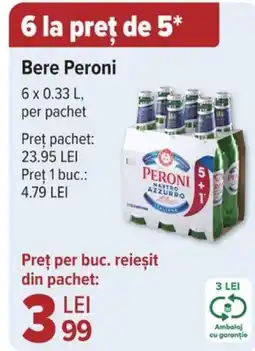 Carrefour Bere Peroni Ofertă