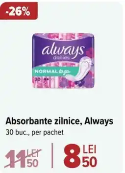 Absorbante zilnice, Always