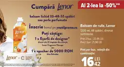 Carrefour Balsam de rufe, Lenor Ofertă