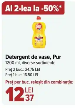 Carrefour Detergent de vase, Pur Ofertă