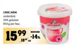 UNICARM smântână 20% grăsime 850 g per buc.
