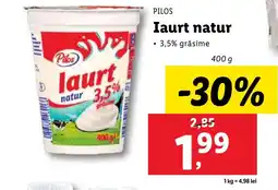 Lidl PILOS Iaurt natur Ofertă