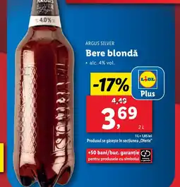 Lidl ARGUS SILVER Bere blondǎ Ofertă