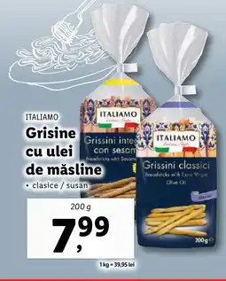 Lidl ITALIAMO Grisine cu ulei de măsline Ofertă