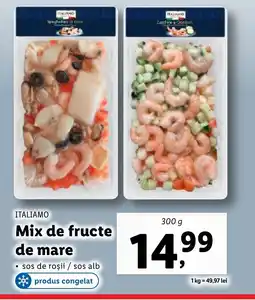Lidl ITALIAMO Mix de fructe de mare Ofertă