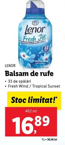Lidl LENOR Balsam de rufe Ofertă