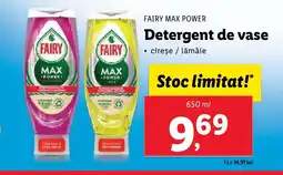 Lidl FAIRY MAX POWER Detergent de vase Ofertă