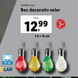 Lidl Bec decorativ solar Ofertă