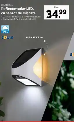 Lidl Reflector solar LED, cu senzor de mişcare Ofertă