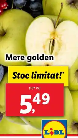 Lidl Mere golden Ofertă