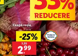 Lidl Ceapă roşie Ofertă