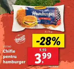 Lidl TASTINO Chifle pentru hamburger Ofertă