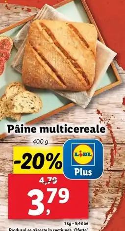 Lidl Pâine multicereale Ofertă
