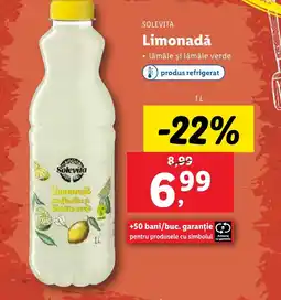 Lidl SOLEVITA Limonadă Ofertă