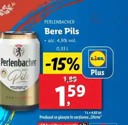 Lidl PERLENBACHER Bere Pils Ofertă