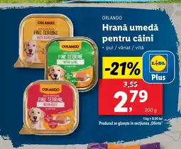 Lidl ORLANDO Hrană umedă pentru câini Ofertă