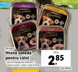 Lidl ORLANDO Hrană umedă pentru câini Ofertă
