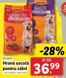 Lidl ORLANDO Hrană uscată pentru câini Ofertă