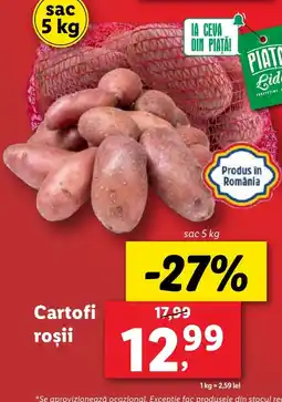 Lidl Cartofi rosii Ofertă