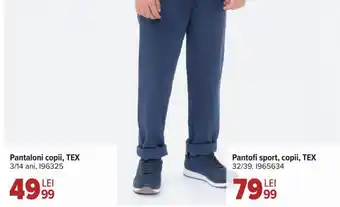 Carrefour Pantaloni copii, TEX Ofertă