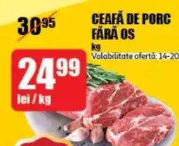 Auchan CEAFĂ DE PORC FĂRĂ OS Ofertă