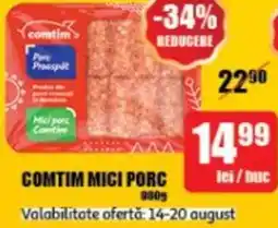 Auchan COMTIM MICI PORC Ofertă