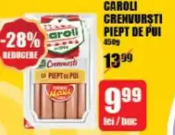 Auchan CAROLI CRENVURSTI PIEPT DE PUI Ofertă