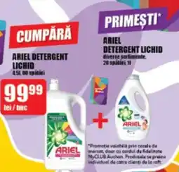 Auchan ARIEL DETERGENT LICHID Ofertă