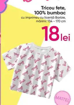 Pepco Tricou fete, 100% bumbac Ofertă