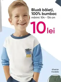 Bluză băieţi, 100% bumbac