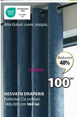 JYSK NESVATN DRAPERIE Ofertă