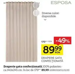 XXXLutz DRAPERIE GATA CONFECŢIONATĂ Ofertă