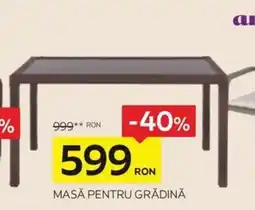 XXXLutz MASĂ PENTRU GRĂDINĂ Ofertă