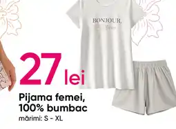 Pepco Pijama femei, 100% bumbac Ofertă