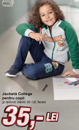 Jachetă College pentru copii