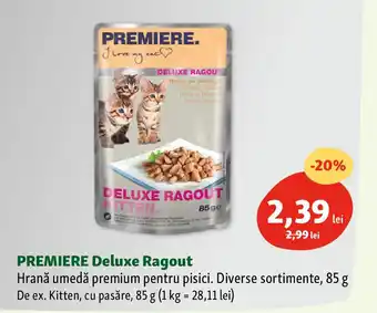 Fressnapf PREMIERE Deluxe Ragout Hrană umedă premium pentru pisici Ofertă