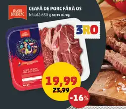 Ceafă de porc fără os