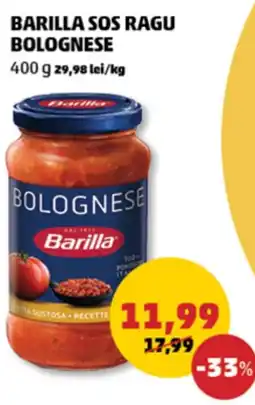 Penny Barilla sos ragu bolognese Ofertă