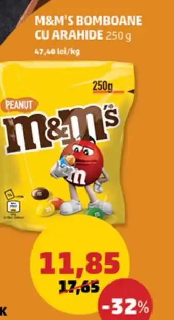 Penny M&M's bomboane cu arahide Ofertă