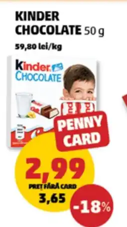 Penny KINDER chocolate Ofertă