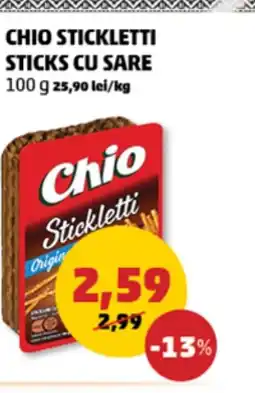 Penny CHIO stickletti sticks cu sare Ofertă