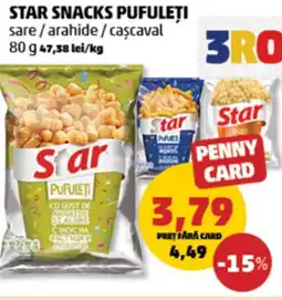 Penny Star snacks pufuleți Ofertă