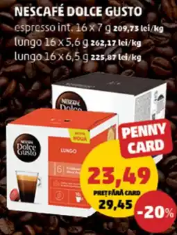 Penny NESCAFÉ dolce gusto Ofertă