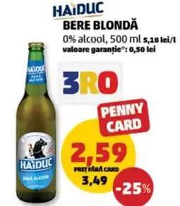 Penny HAIDUC Bere blonda Ofertă