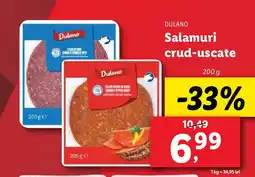 Lidl DULANO Salamuri crud-uscate Ofertă