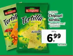 Lidl EL TEQUITO Chipsuri tortilla Ofertă