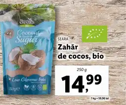Lidl SEARA Zahăr de cocos, bio Ofertă